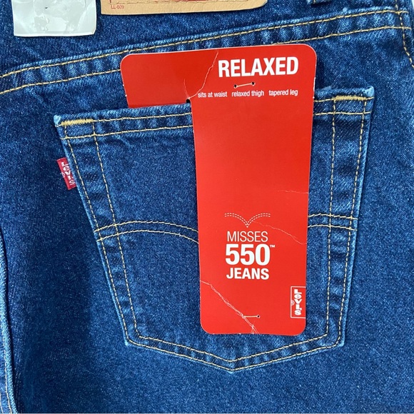 DEADSTOCK Vintage Y2K Levi’s 550 High Rise Mom Jeans Size 12 *READ* - Picture 9 of 15